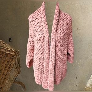 Anthropologie Elsamanda Chunky Alpaca Wool Blend Medium Sweater Made in Italy